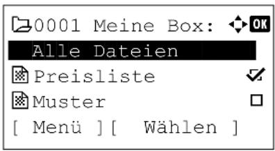 Utax P-4530DN - Anwender-Box bearbeiten oder löschen - 2