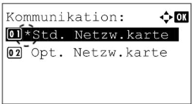 Utax P-4530DN - Netzwerk-Karte für Netzwerk-Kommunikation auswählen - 2