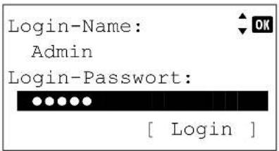 Utax P-4530DN - Benutzer-Login Verwaltung beginnen - 11