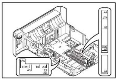 Utax P-4530DN - Papier in die Kassette einlegen - 8