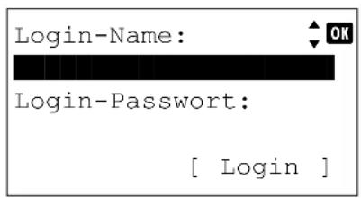 Utax P-4530DN - Benutzer-Login Verwaltung beginnen - 4