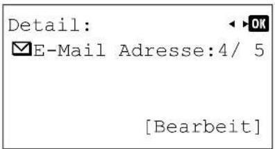 Utax P-4530DN - So ändern Sie die E-Mail Adresse - 1
