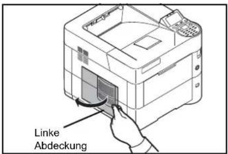 Utax P-4530DN - Austausch des Resttonerbehälters - 1
