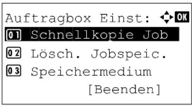 Utax P-4530DN - Maximale Auftragsmenge für Schnellkopie ändern - 1