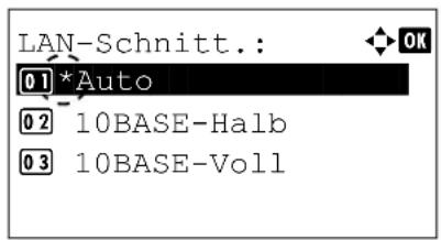 Utax P-4530DN - LAN-Schnittstelle einstellen - 2