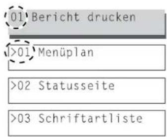 Utax P-4530DN - Menüplan drucken - 2