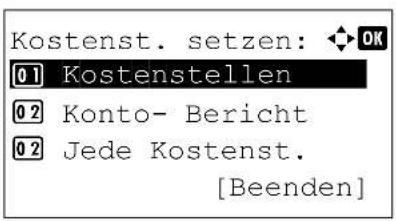 Utax P-4530DN - Kostenstellenverwaltung - 10