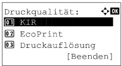 Utax P-4530DN - Druckqualität einstellen - 1