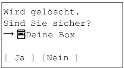 Utax P-4530DN - Anwender-Boxen löschen - 2