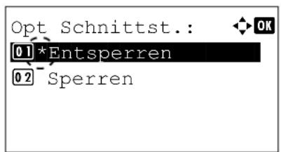 Utax P-4530DN - Optionale Schnittstelle (NIC) sperren - 1