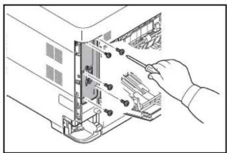 Utax P-4530DN - Speichermodule installieren - 2