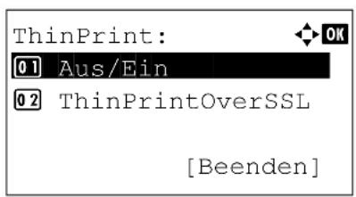 Utax P-4530DN - ThinPrint Einstellung - 2