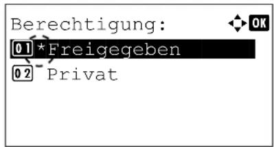 Utax P-4530DN - Berechtigung für Freigabe der Box - 2