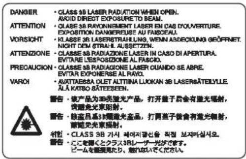 Utax P-4530DN - Lasersicherheit (Europa) - 1