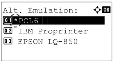 Utax P-4530DN - Alternative Emulation für KPDL festlegen - 2