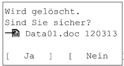 Utax P-4530DN - Dateien löschen - 2