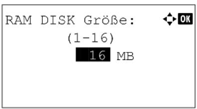 Utax P-4530DN - RAM-Disk Größe einstellen - 1