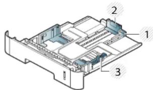 SAMSUNG Xpress M2825ND - Papierfach-Übersicht - 1