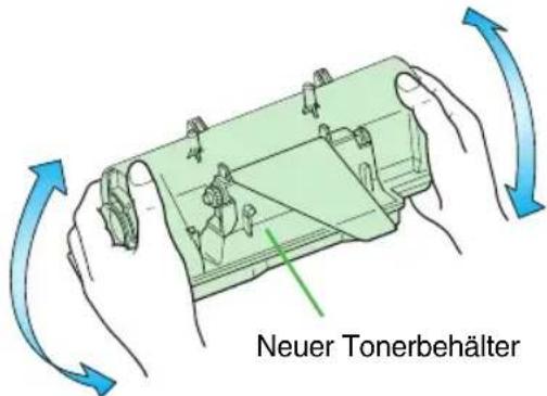 Neuer Tonerbehälter
