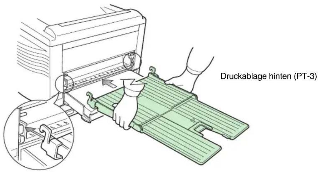 Druckablage hinten (PT-3)