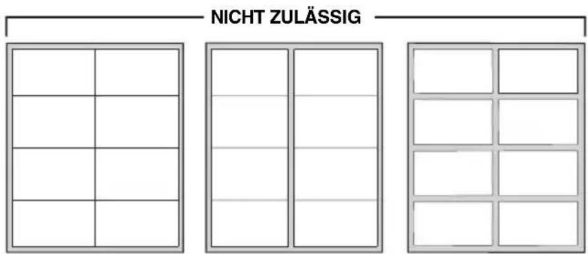 NICHT ZULÄSSIG