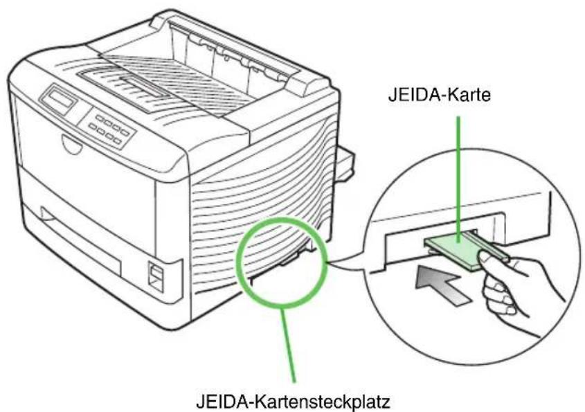 JEIDA-Karte JEIDA-Kartensteckplatz
