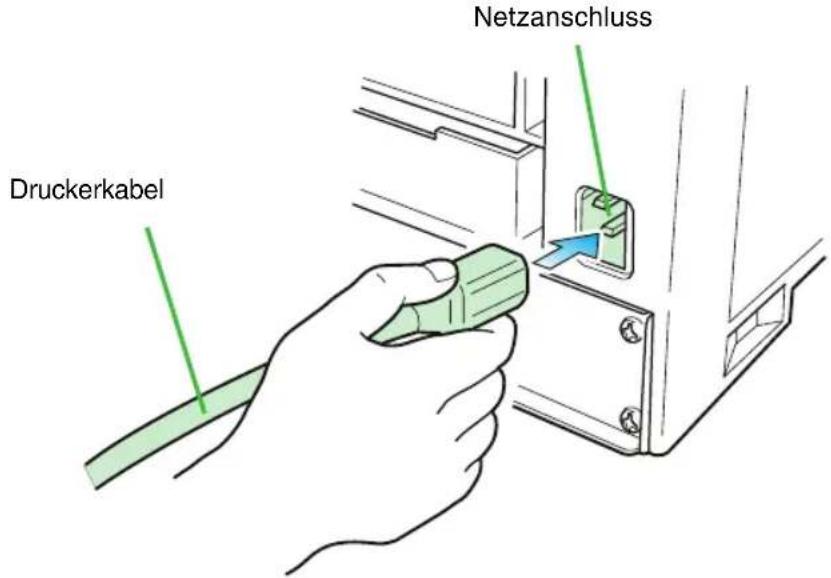 Druckerkabel Netzanschluss