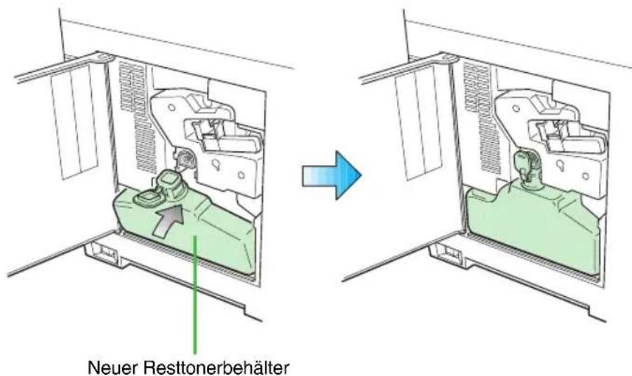 Neuer Resttonerbehälter