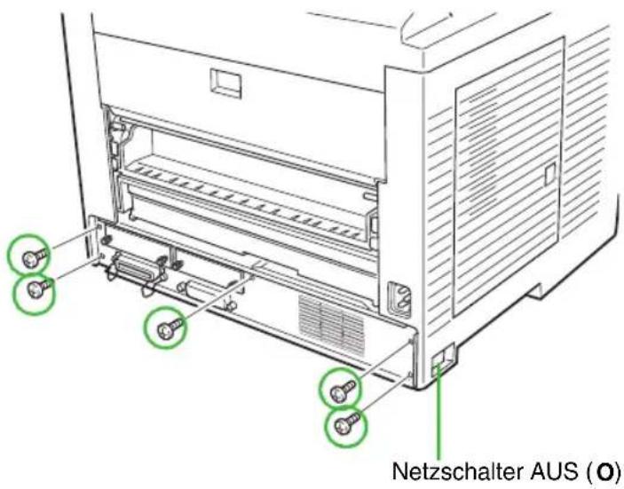Netzschalter AUS (O)
