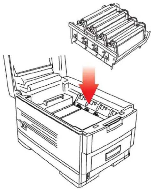 OKI C7350 - TRANSPORTBAND ERSETZEN - 5