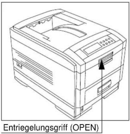 Entriegelungsgriff (OPEN)