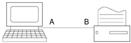 A B