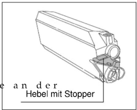 ander Hebel mit Stopper
