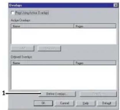 OKI C5300n - Step 3: Defining overlays - 1