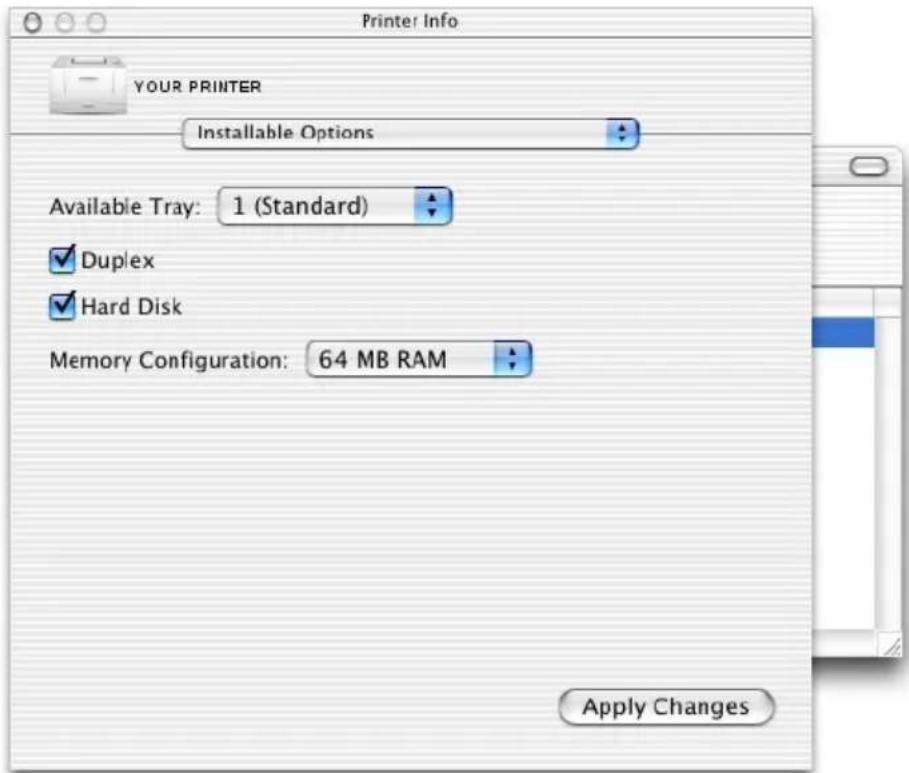 OKI C5300n - Select all the relevant hardware options that are installed in your printer. - 1