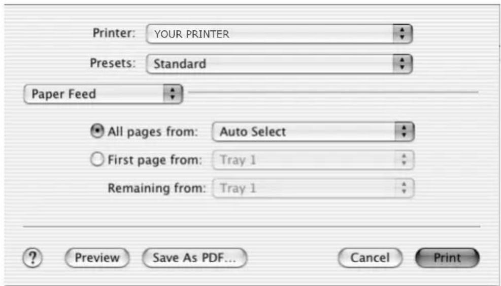 OKI C5300n - PAPER FEED/TYPE SELECT - 1