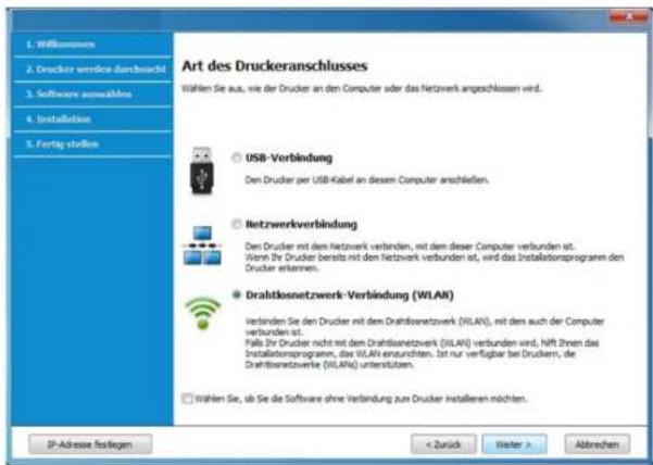 SAMSUNG Xpress M2022 - Kabelloses Netzwerk-Setup - 1