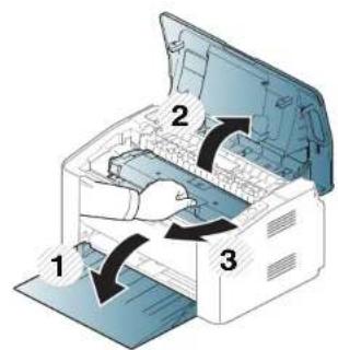 SAMSUNG Xpress M2022 - Verteilen des Toners - 2