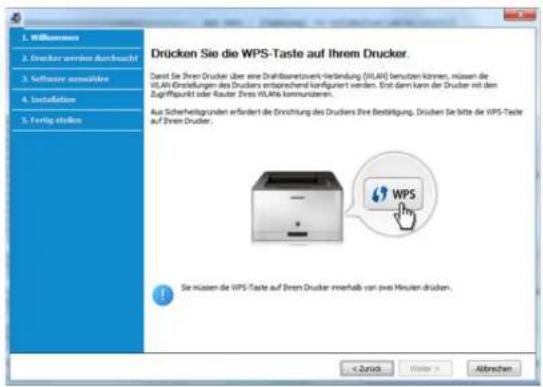 SAMSUNG Xpress M2022 - Kabelloses Netzwerk-Setup - 1