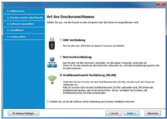 SAMSUNG Xpress C1810W - Infrastruktur-Netzwerk einrichten - 2
