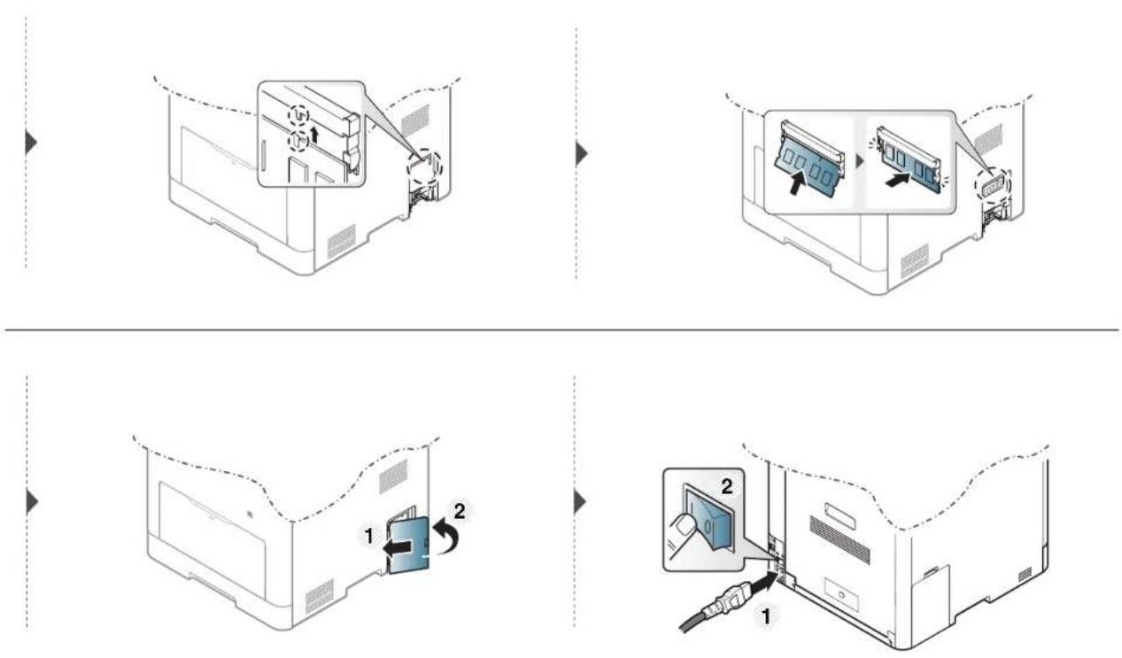 SAMSUNG Xpress C1810W - Installieren von Zubehör - 1