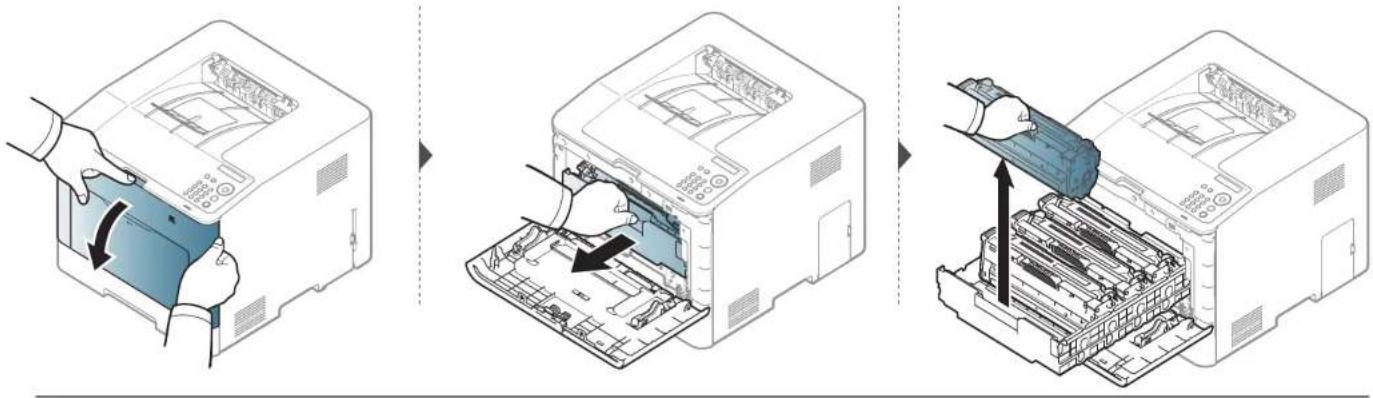SAMSUNG Xpress C1810W - Ersetzen der Tonerkartusche - 1