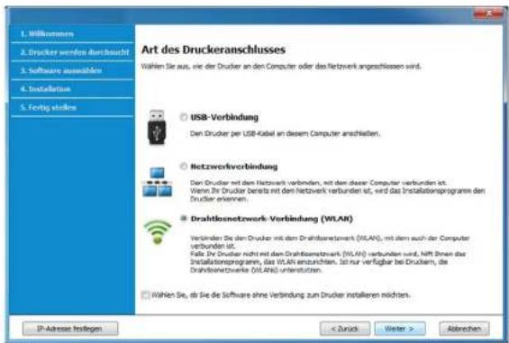SAMSUNG Xpress C1810W - Drahtlosnetzwerk-Setup - 1