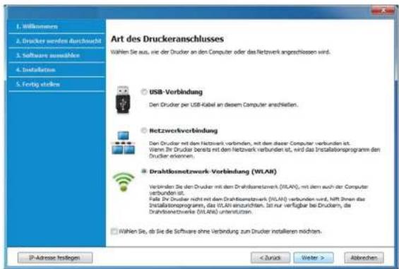 SAMSUNG Xpress C1810W - Drahtlosnetzwerk-Setup - 1