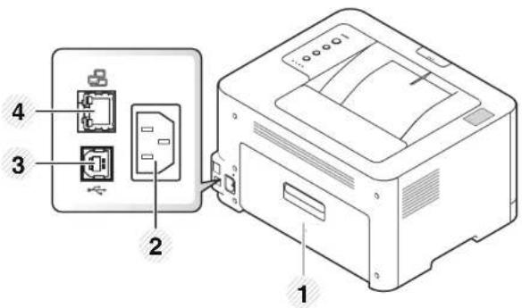 SAMSUNG Xpress C410W - Rückansicht - 2