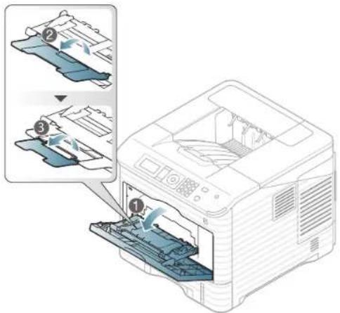 SAMSUNG ML-6510ND - Tipps zur Verwendung des Mehrzweckschachts - 1