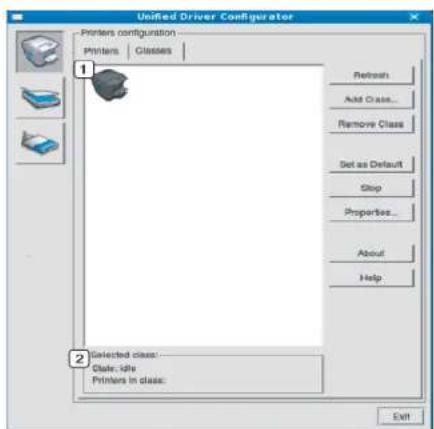 SAMSUNG ML-6510ND - Registerkarte „Classes“ - 1
