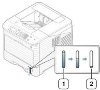 SAMSUNG ML-6510ND - Ändern der Fachgröße - 8