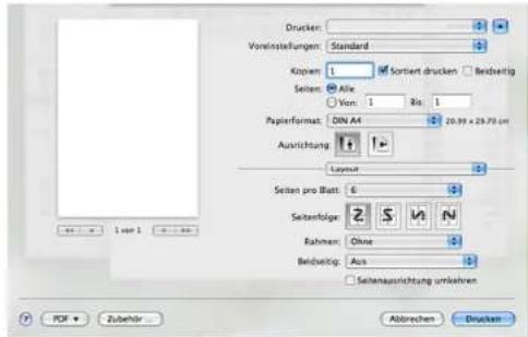 SAMSUNG ML-6510ND - Mehrere Seiten auf einem Blatt Papier drucken - 1