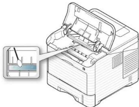 SAMSUNG ML-5510ND - Reinigen des Innenraums - 5